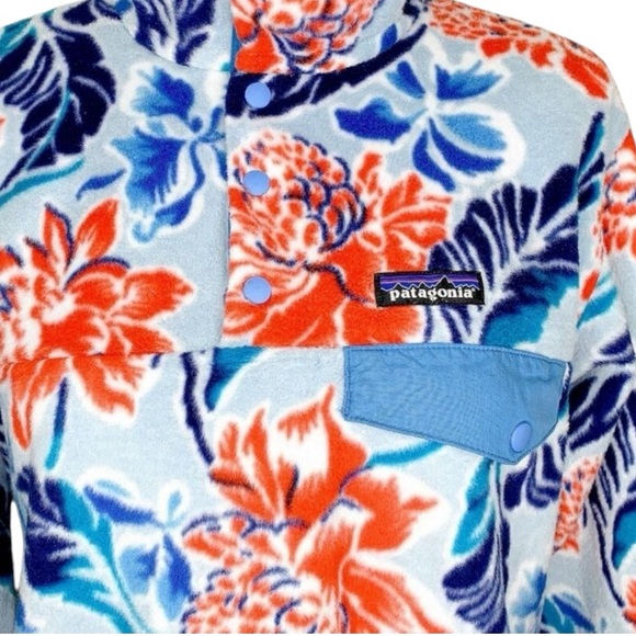 Patagonia Synchilla Snap-T Pullover Jacket Medium Manoa Dusk Blue M - Picture 4 of 9